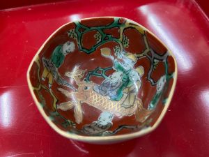 和食器 九谷 酒器　時代盃五客揃3